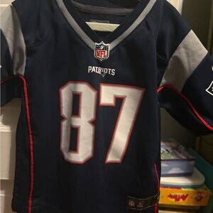 NFL Kids Patriots Navy and Gray Jersey